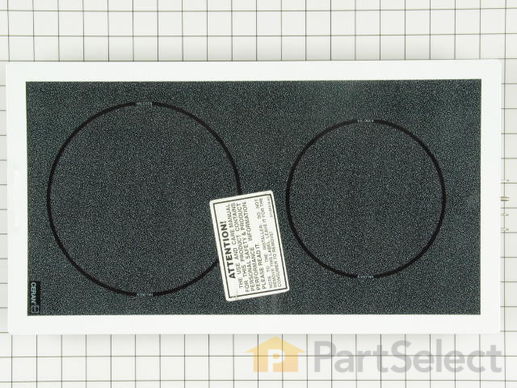 2103294-1-M-Whirlpool-A126W-White Halogen Element Cartridge - with glass-ceramic surface