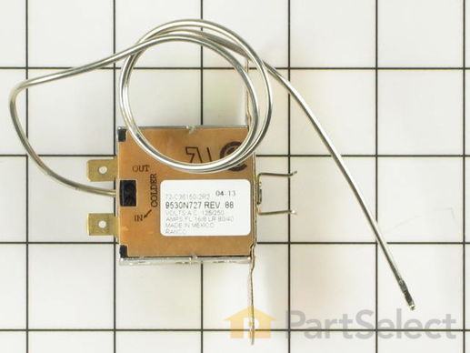 2111070-1-M-Whirlpool-C3615002-Cold Control Thermostat - with an eighteen inch capillary