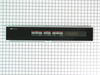 PANEL, CONTROL (Black) – Part Number: Y04100040