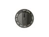 KNOB THERMOSTAT (BLACK) – Part Number: WB03K10088