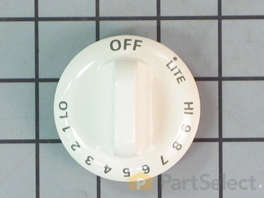 226487-1-M-GE-WB03T10163        -KNOB VALVE GAS (BISQUE)