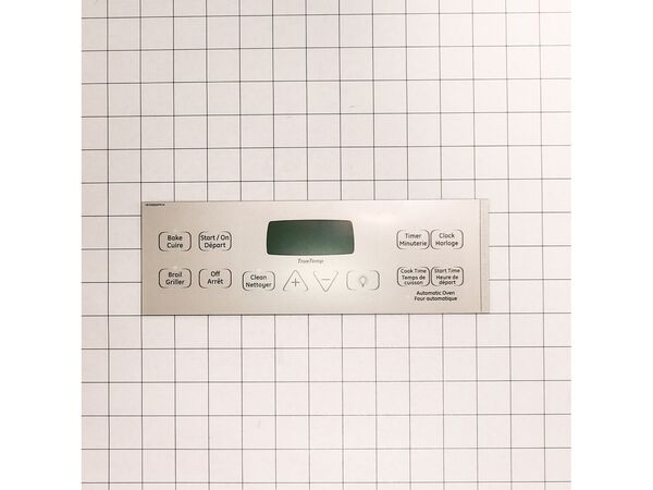 2321453-1-M-GE-WB27T11011-FACEPLATE GRAPHICS (Stainless Steel)
