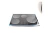 Glass Maintop with Stainless Steel Trim – Part Number: WB62X10053