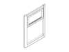 Bezel, Disp (Black) – Part Number: 2322507B