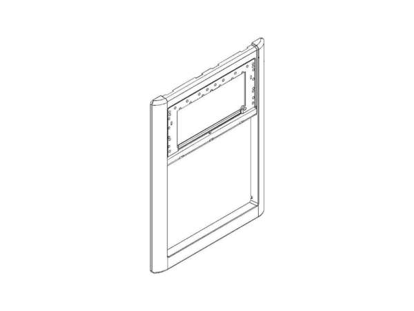 2327787-1-M-Whirlpool-W10136850-Front Bezel-Disp (White)