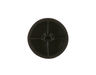 2339721-3-S-GE-WB03T10291-Scalloped Burner Knob - Black