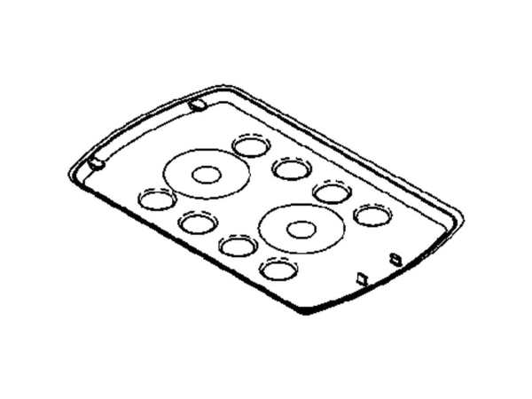 2340304-1-M-GE-WR17X12499- COVER SHIELD Assembly