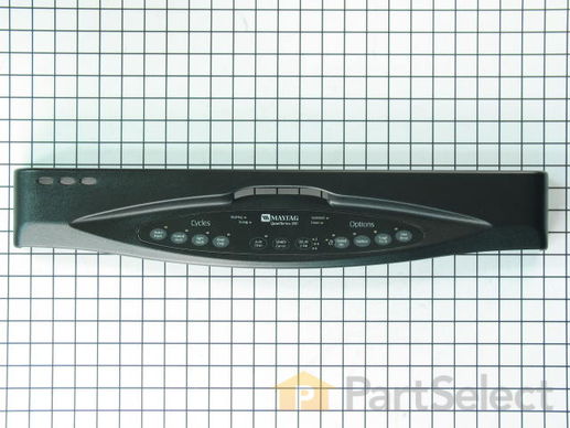 2340950-1-M-Whirlpool-6-917710-Control Panel with Touchpad - Black
