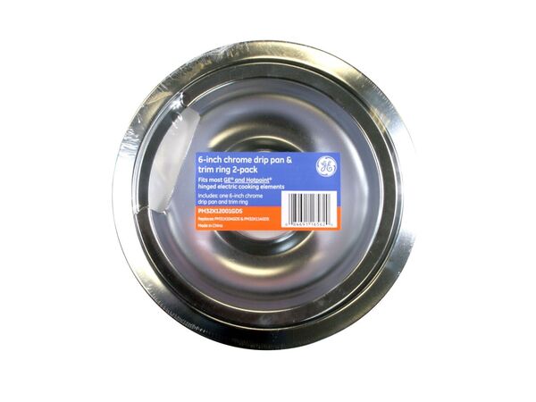 2355750-1-M-GE-PM32X12001GDS-"6"" GE CHROME PAN W/RIN
