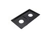 2356975-2-S-Whirlpool-3401X055-09-Double Burner Pan - Black