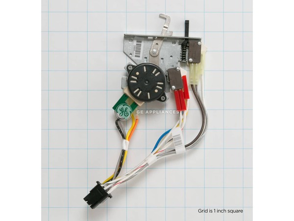 2359850-1-M-GE-WB14T10071-Door Lock Motor and Switch Assembly