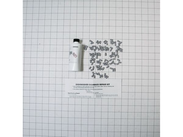2362274-1-M-Whirlpool-4396840RC-Dishrack Repair Kit - Gray