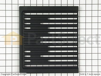 2366027-1-M-Whirlpool-7518P118-60-Single Burner Grate - Black