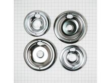 Chrome Drip Bowls - Kit of 4 – Part Number: W10278125