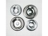 Chrome Drip Bowls - Kit of 4 – Part Number: W10278125