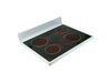 2370441-2-S-GE-WB57K10143- RANGE TOP AND GLASS Assembly