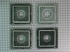 2379283-2-S-Frigidaire-318536709-Square Drip Pans - Set of 4 - White