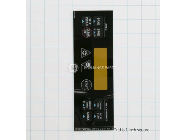 238324-1-M-GE-WB27K5337         -Clock Plate