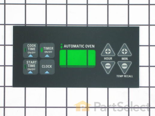 239172-1-M-GE-WB27X10059        -Control Faceplate