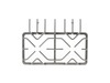 Double Grate - Gray – Part Number: WB31K10040