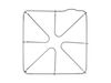 244223-2-S-GE-WB31K10061        -GRATE HAIRPIN (GRAY)