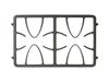 244429-2-S-GE-WB31T10047        -Double Burner Grate - Black