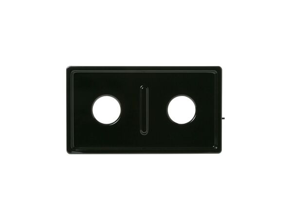 244816-1-M-GE-WB32X5093         -Double Porcelain Drip Pan - Black