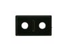 Double Porcelain Drip Pan - Black – Part Number: WB32X5093