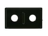 244816-2-S-GE-WB32X5093         -Double Porcelain Drip Pan - Black