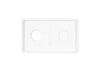 Porcelain Double Burner Pan - White – Part Number: WB32X5097