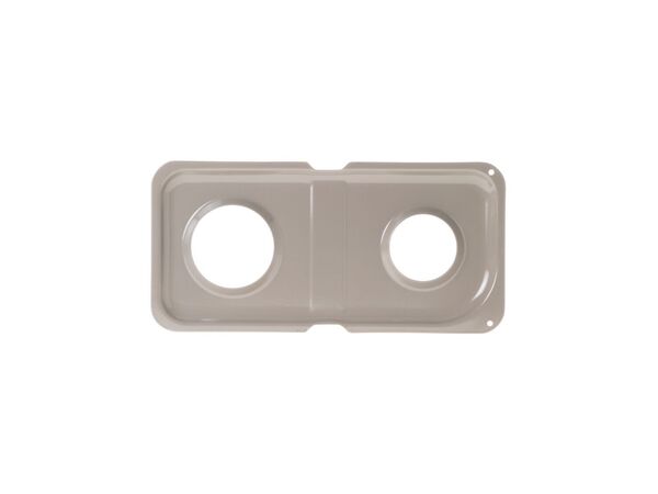 244911-1-M-GE-WB34K10015        -Double Porcelain Burner Pan - Right Side