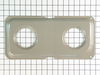 244911-2-S-GE-WB34K10015        -Double Porcelain Burner Pan - Right Side