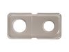 244911-3-S-GE-WB34K10015        -Double Porcelain Burner Pan - Right Side