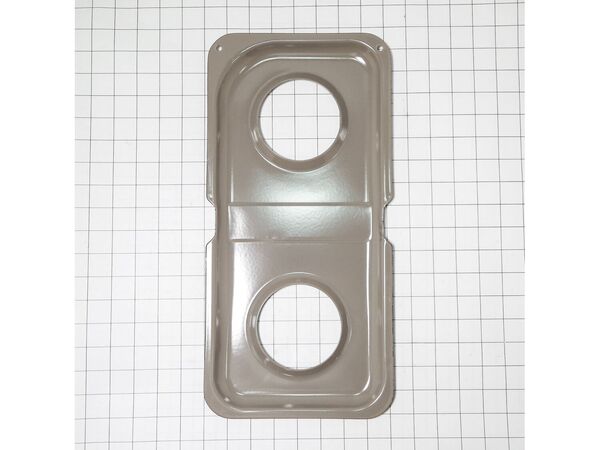 244912-1-M-GE-WB34K10016        -Double Porcelain Drip Pan - Taupe - Left Side