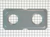244914-2-S-GE-WB34K10018        -Double Burner Porcelain Drip Pan - Left Side