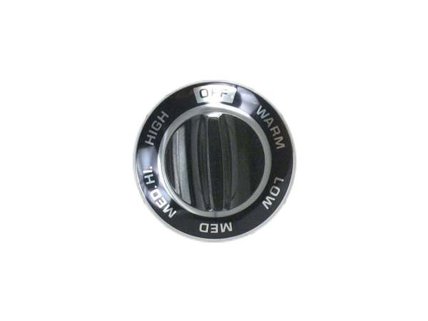 248761-1-M-GE-WB3X439           -Burner Knob - Black/Chrome