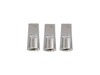 Clock Knob Kit - 3 Pack - Chrome – Part Number: WB3X459