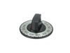 249049-3-S-GE-WB3X5858          -Thermostat Knob - Black/Silver