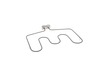 249280-3-S-GE-WB44T10005        -Bake Element - 3410W 250V