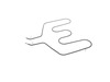 249286-2-S-GE-WB44T10011        -Bake Element - Push On Terminals - 240V