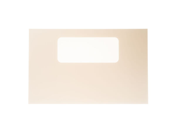 252806-1-M-GE-WB57K10062        -Outer Oven Door Glass - Bisque