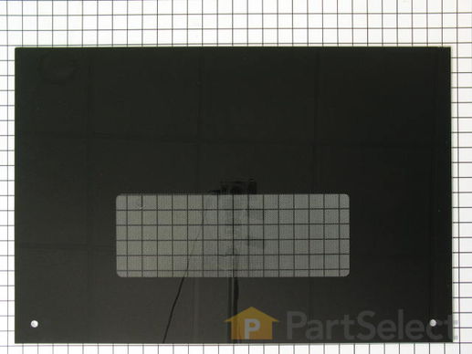 252959-1-M-GE-WB57K5183         - OV Door GLASS ASM-BLK