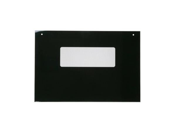 253236-1-M-GE-WB57T10110        -Outer Oven Door Glass - Black