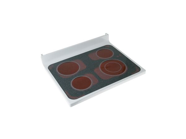 253855-1-M-GE-WB62T10026        -Glass Main Top - White