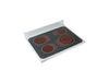 Glass Main Top - White – Part Number: WB62T10026