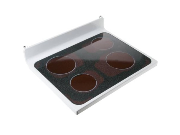 2577641-1-M-GE-WB62T10786-Glass Rangetop - White Trim with Black Glass