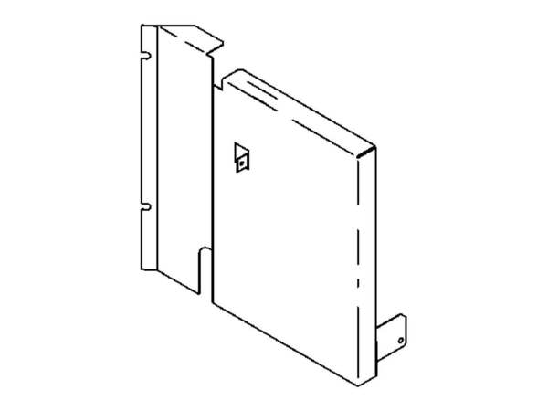2577876-1-M-GE-WR17X12529- BAFFLE Left Hand
