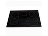 Glass Maintop with Brackets - Black – Part Number: 318578400