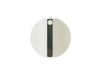 266961-2-S-GE-WE1X1271          - KNOB&CLIP White