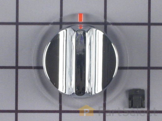 267081-1-M-GE-WE1X962           -Timer Knob  (Chrome and Clear)